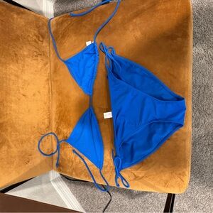 No Boundaries Blue Bikini Set